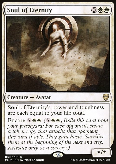 Soul of Eternity, Commander Legends #50, Magic: The Gathering card