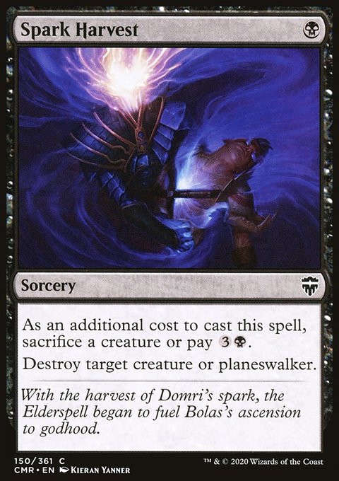 Spark Harvest, Commander Legends #150, Magic: The Gathering card