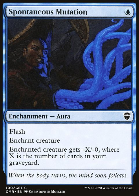 Spontaneous Mutation, Commander Legends #100, Magic: The Gathering card