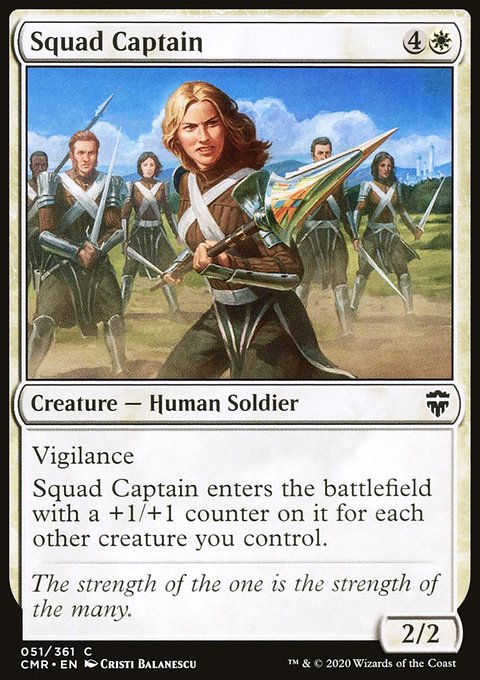 Squad Captain, Commander Legends #51, Magic: The Gathering card