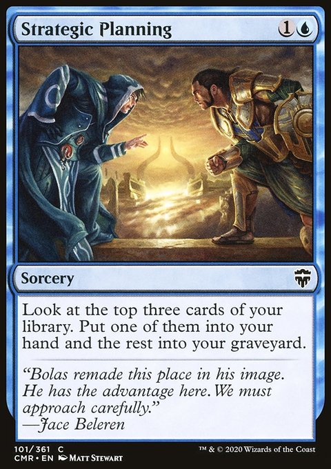 Strategic Planning, Commander Legends #101, Magic: The Gathering card