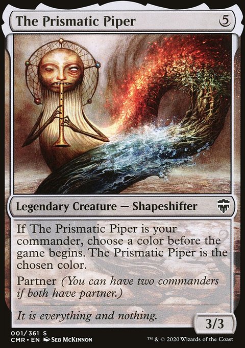 The Prismatic Piper, Commander Legends #1, Magic: The Gathering card
