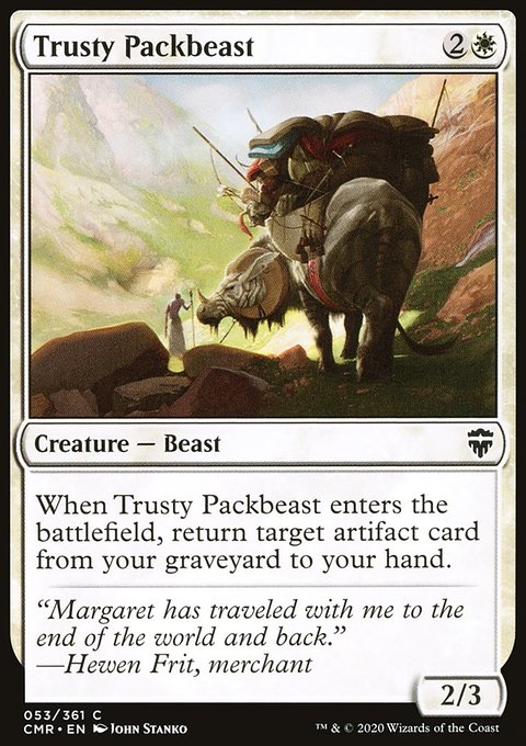 Trusty Packbeast, Commander Legends #53, Magic: The Gathering card