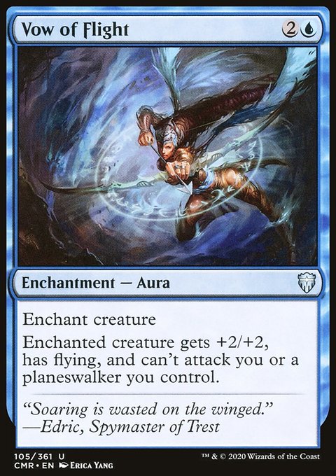 Vow of Flight, Commander Legends #105, Magic: The Gathering card