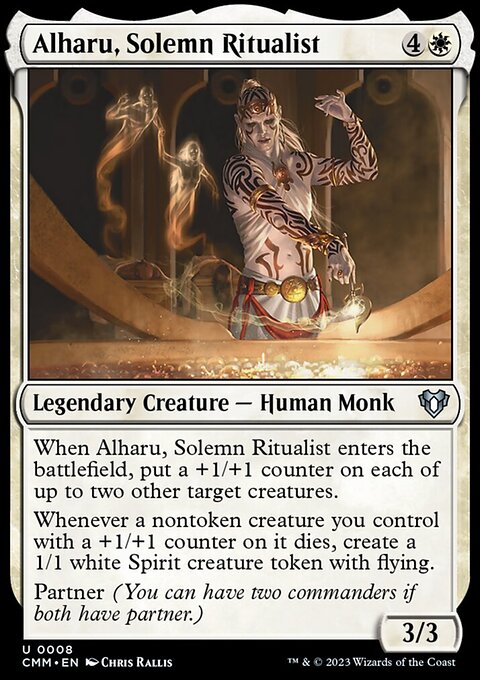 Alharu, Solemn Ritualist, Commander Masters #8, Magic: The Gathering card