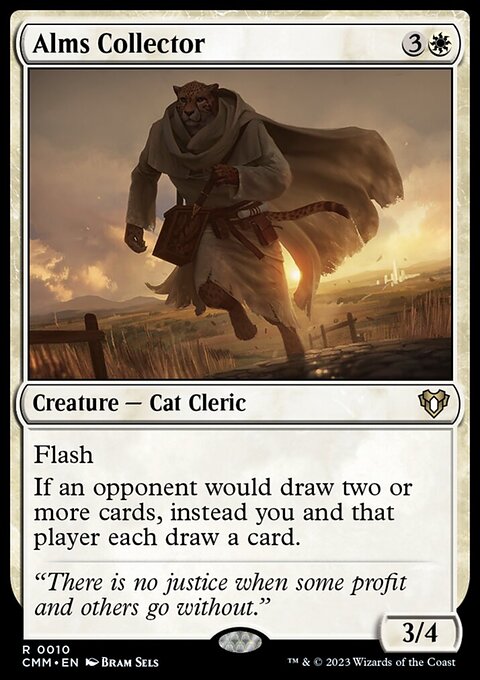 Alms Collector, Commander Masters #10, Magic: The Gathering card