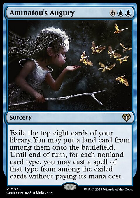 Aminatou's Augury, Commander Masters #73, Magic: The Gathering card