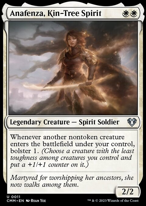 Anafenza, Kin-Tree Spirit, Commander Masters #11, Magic: The Gathering card
