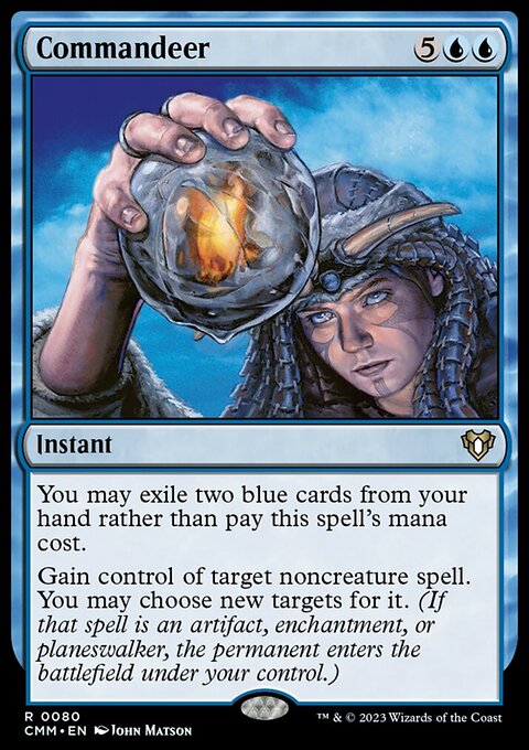 Commandeer, Commander Masters #80, Magic: The Gathering card