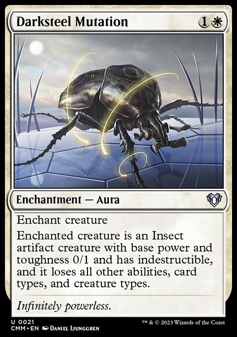 Darksteel Mutation, Commander Masters #21, Magic: The Gathering card