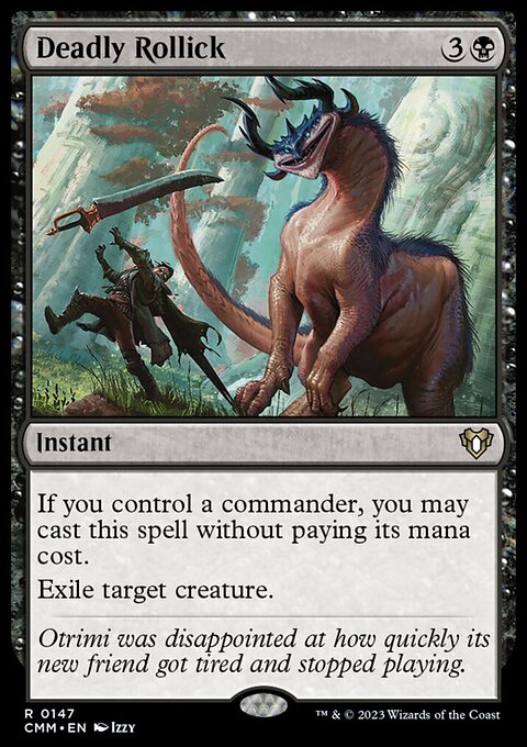 Deadly Rollick, Commander Masters #147, Magic: The Gathering card