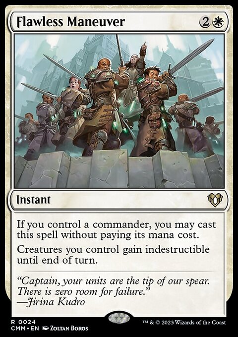 Flawless Maneuver, Commander Masters #24, Magic: The Gathering card