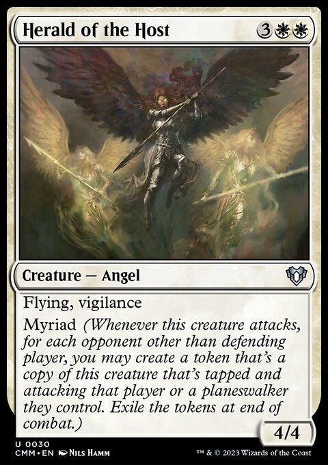 Herald of the Host, Commander Masters #30, Magic: The Gathering card