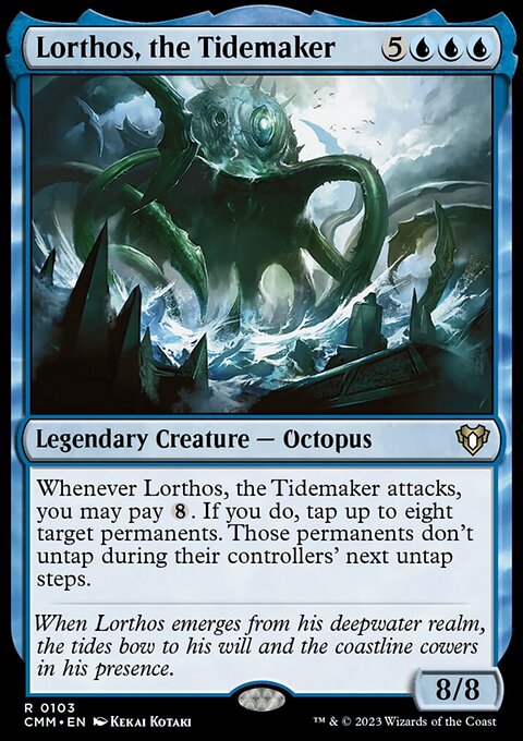 Lorthos, the Tidemaker, Commander Masters #103, Magic: The Gathering card