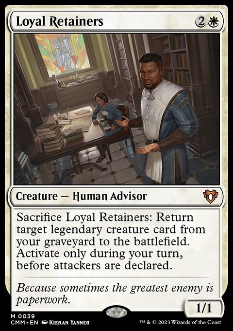 Loyal Retainers, Commander Masters #39, Magic: The Gathering card