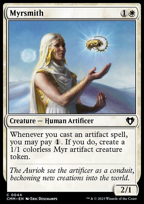 Myrsmith, Commander Masters #44, Magic: The Gathering card