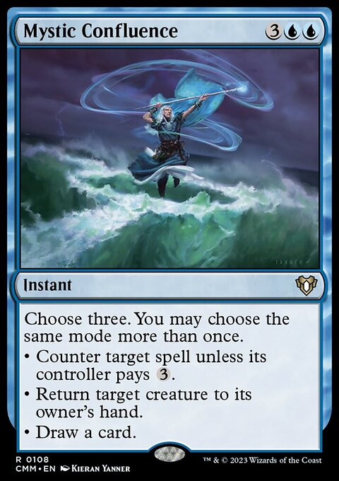 Mystic Confluence, Commander Masters #108, Magic: The Gathering card