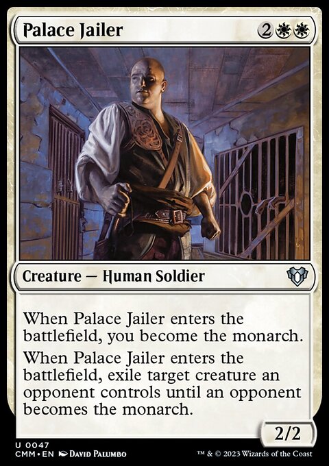 Palace Jailer, Commander Masters #47, Magic: The Gathering card