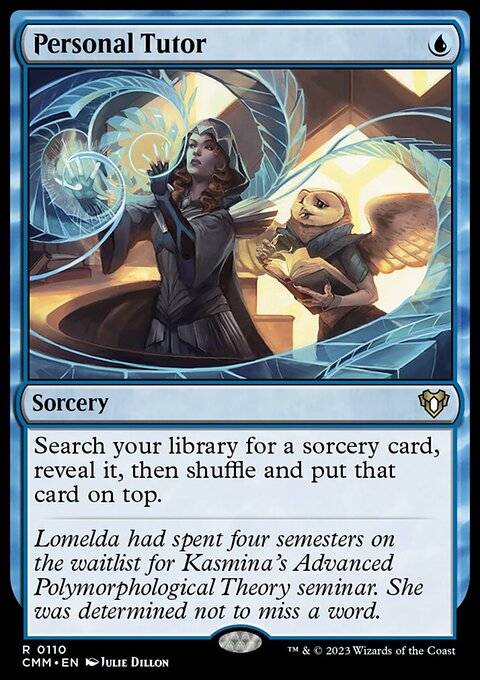 Personal Tutor, Commander Masters #110, Magic: The Gathering card
