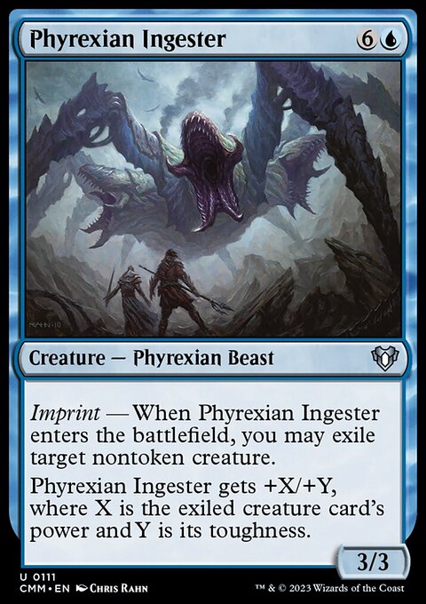 Phyrexian Ingester, Commander Masters #111, Magic: The Gathering card