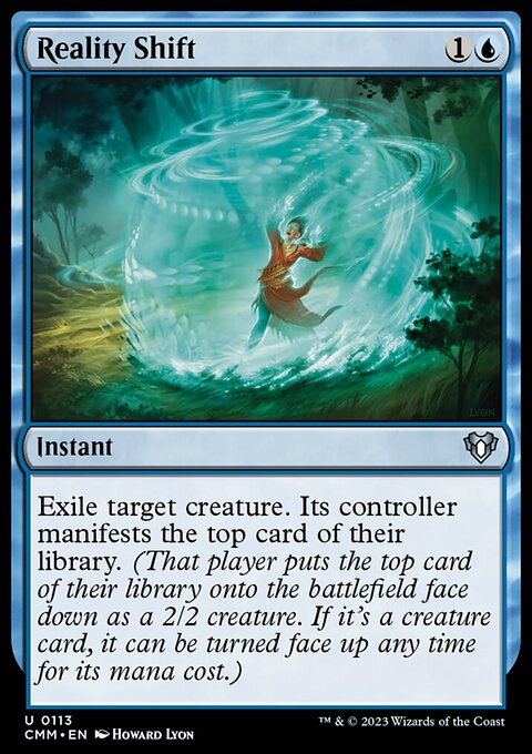 Reality Shift, Commander Masters #113, Magic: The Gathering card