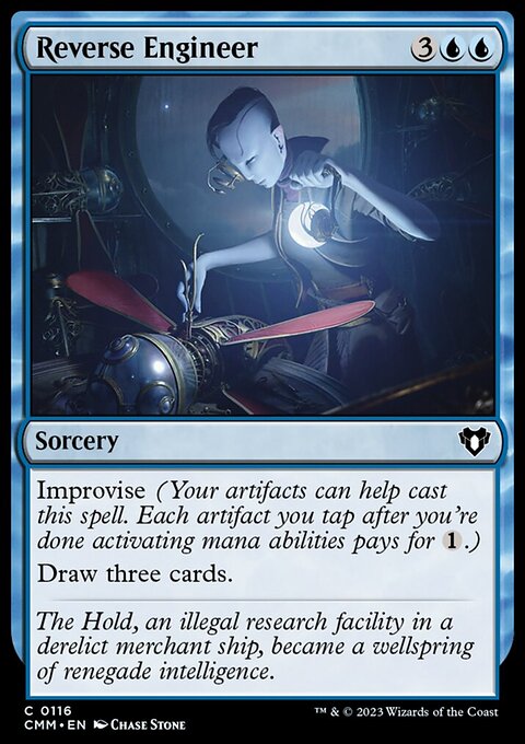 Reverse Engineer, Commander Masters #116, Magic: The Gathering card