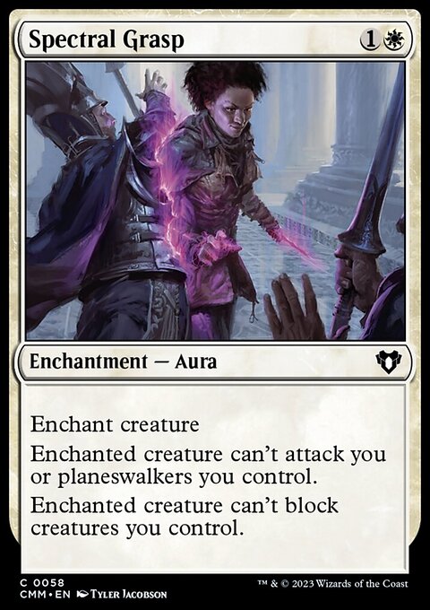 Spectral Grasp, Commander Masters #58, Magic: The Gathering card