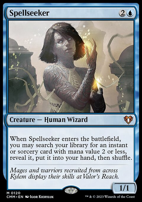 Spellseeker, Commander Masters #120, Magic: The Gathering card