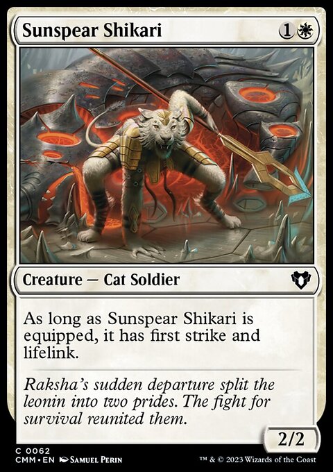Sunspear Shikari, Commander Masters #62, Magic: The Gathering card