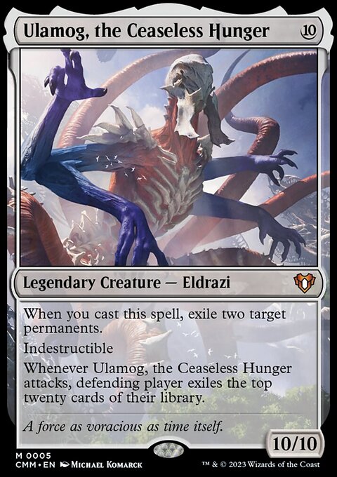 Ulamog, the Ceaseless Hunger, Commander Masters #5, Magic: The Gathering card