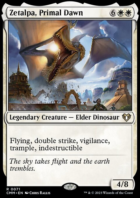 Zetalpa, Primal Dawn, Commander Masters #71, Magic: The Gathering card