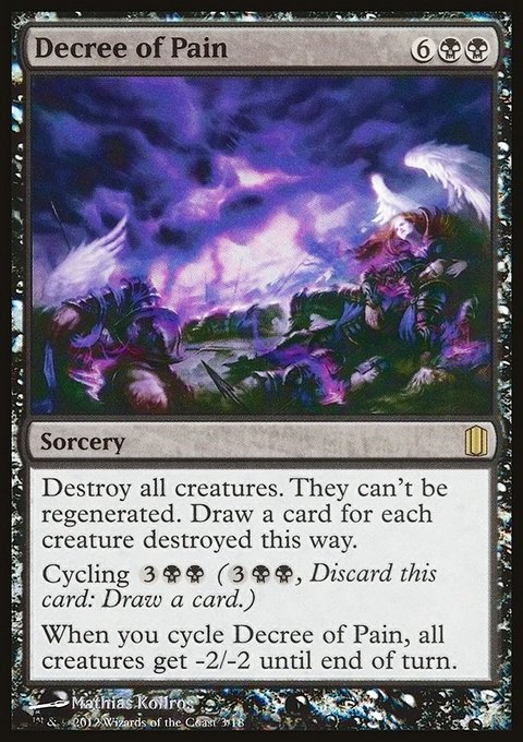 Decree of Pain, Commander's Arsenal #3, Magic: The Gathering card