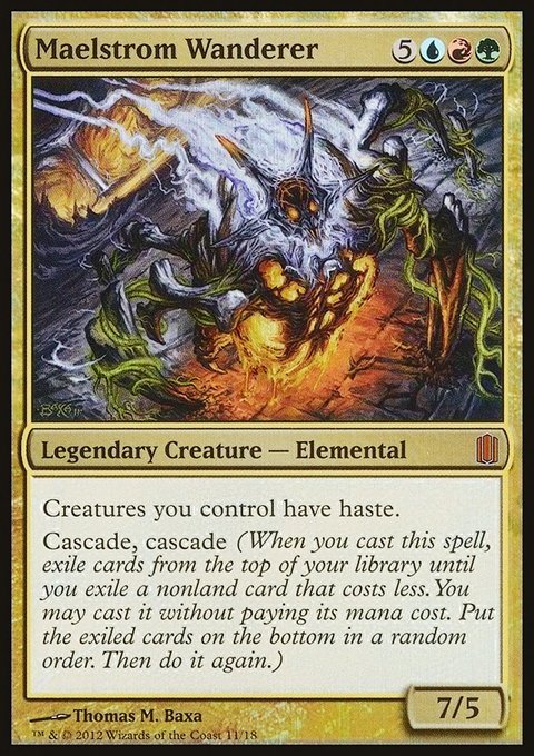 Maelstrom Wanderer, Commander's Arsenal #11, Magic: The Gathering card