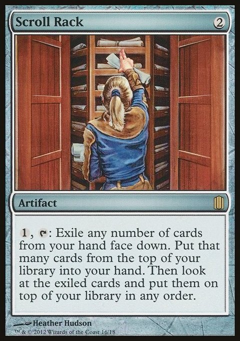 Scroll Rack, Commander's Arsenal #16, Magic: The Gathering card