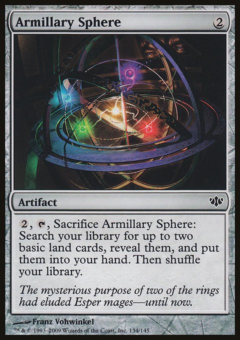 Armillary Sphere, Conflux #134, Magic: The Gathering card