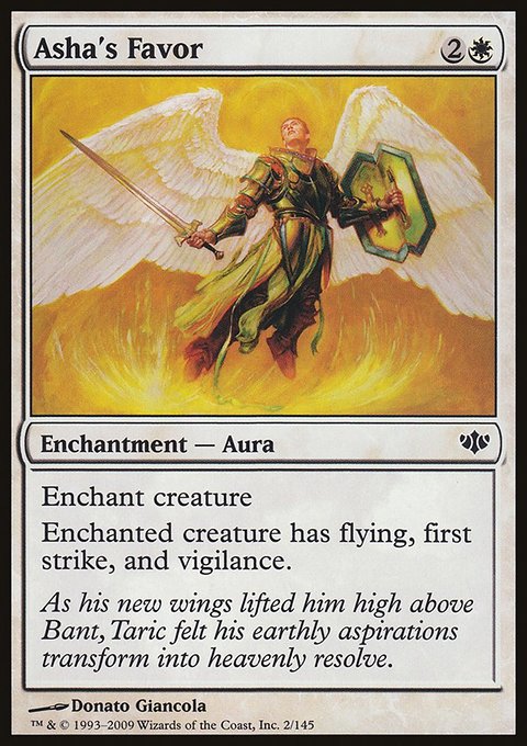 Asha's Favor, Conflux #2, Magic: The Gathering card
