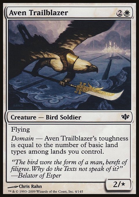 Aven Trailblazer, Conflux #4, Magic: The Gathering card