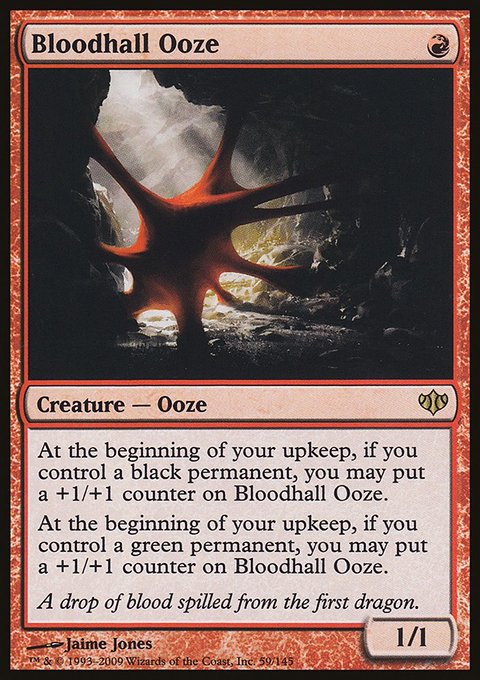 Bloodhall Ooze, Conflux #59, Magic: The Gathering card