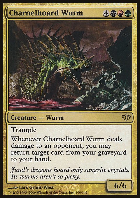Charnelhoard Wurm, Conflux #100, Magic: The Gathering card