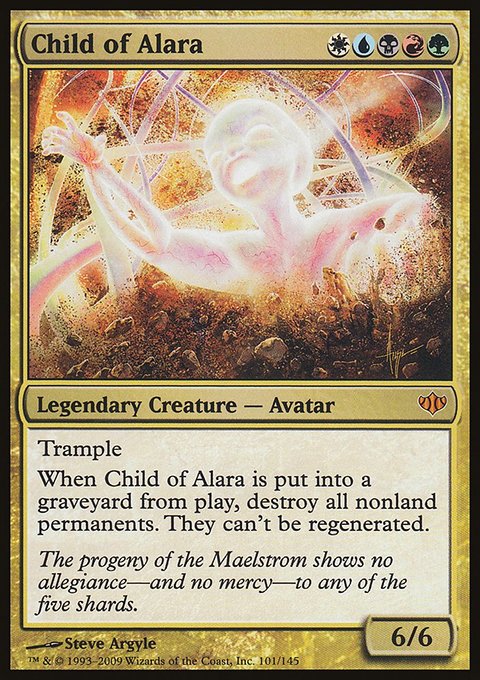Child of Alara, Conflux #101, Magic: The Gathering card