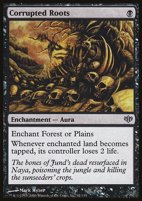 Corrupted Roots, Conflux #41, Magic: The Gathering card