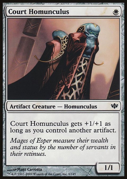 Court Homunculus, Conflux #6, Magic: The Gathering card
