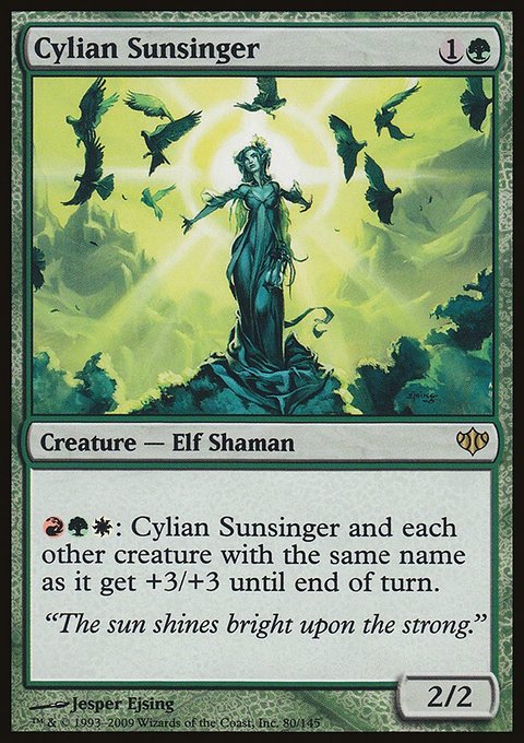 Cylian Sunsinger, Conflux #80, Magic: The Gathering card