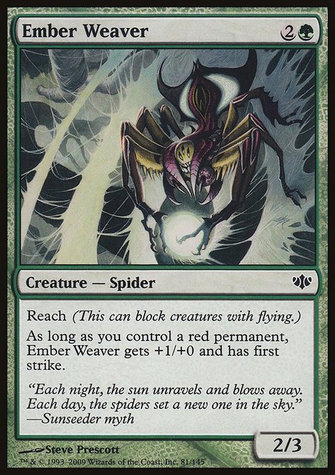 Ember Weaver, Conflux #81, Magic: The Gathering card