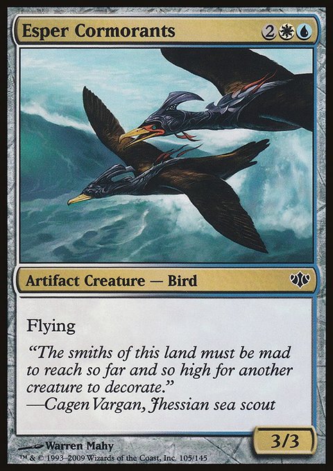 Esper Cormorants, Conflux #105, Magic: The Gathering card