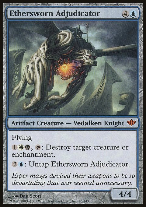 Ethersworn Adjudicator, Conflux #26, Magic: The Gathering card