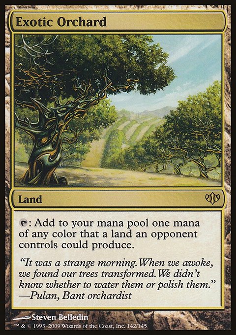 Exotic Orchard, Conflux #142, Magic: The Gathering card