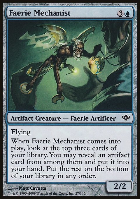 Faerie Mechanist, Conflux #27, Magic: The Gathering card