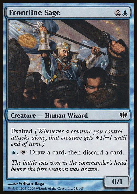 Frontline Sage, Conflux #28, Magic: The Gathering card