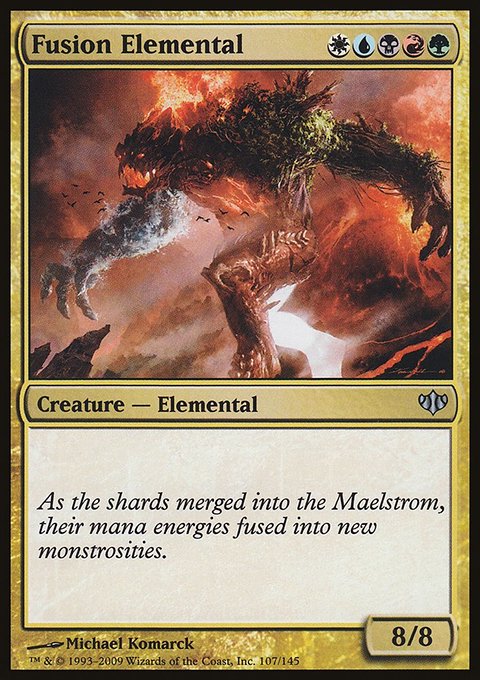 Fusion Elemental, Conflux #107, Magic: The Gathering card